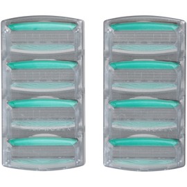 Quattro For Women Schick Sensitive Razor Blade Refills, 8 Count