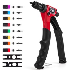 RZX 8" Rivet NUT Gun M3 M4 M5,m6,1/4-20m10-24, 8-32, 6-32,Hand Riveter Rivet Gun, Riveting Tools with Nut Setting System