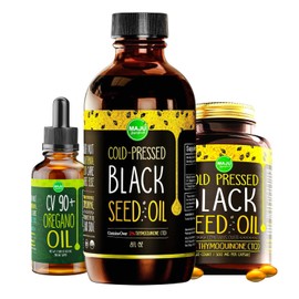 Maju Superfoods Maju Superfoods Black Seed Oil and Oregano Bundle