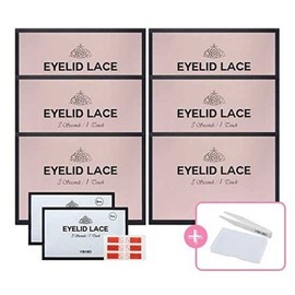 Holimiko Holimiko Double Eyelid Lace Mixed Set of 6 Boxes + Tweezers/Storage Box / 홀리미코 홀리미코 쌍꺼풀레이스 혼합구성 6박스+집게보관함