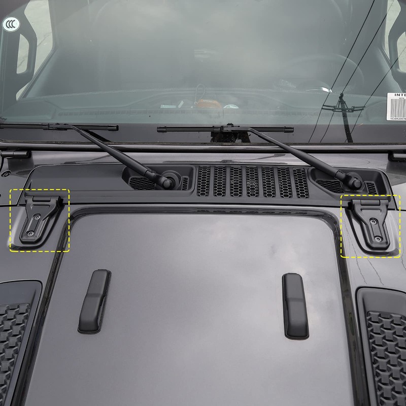 RT-TCZ Hood Hinge Cover Exterior Decoration Kits Accessories Compatible with