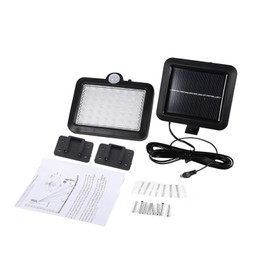 Motion Detector Sensor 56 LED Solar Powered Light Outdoor Garden Security Lamp Wall Mounted