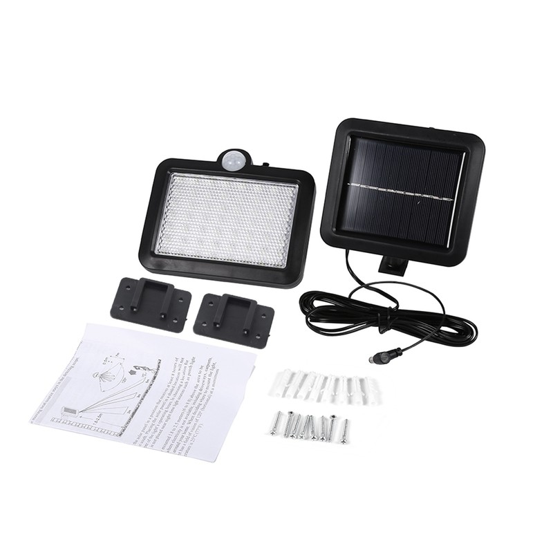 Motion Detector Sensor 56 LED Solar Powered Light Outdoor Garden