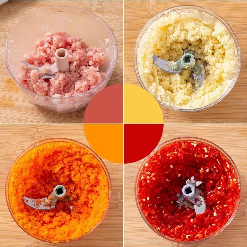 24x7 Cortador Moledor Picador Verduras Frutas Manual Chopper