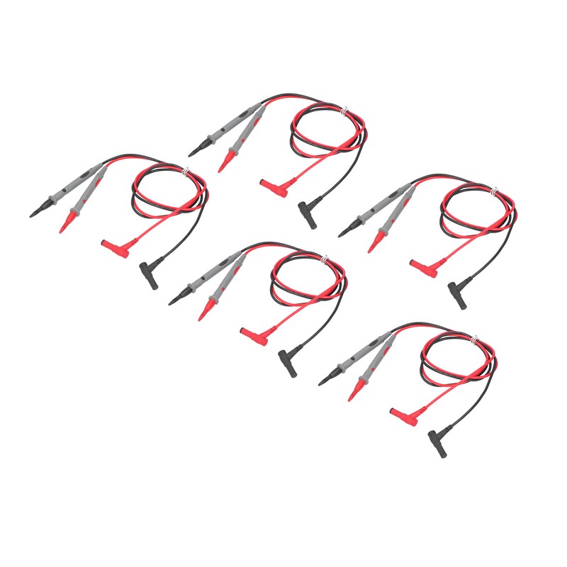 5Set HC136‑T 1000V 20A Multimeter Test Leads Universal Digital Gold