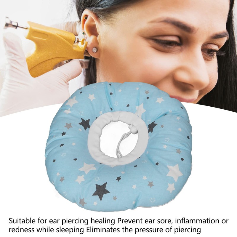 Ear Piercing Pillow for Side Sleepers, Ear Guard Pillow with