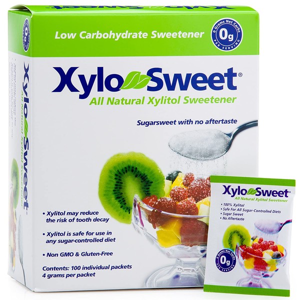 Xlear Xylitol Sweetener -, 0.14 Ounce Packets 100 Count