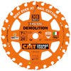 CMT 286.324.07 7-1/4in. 24T Carbide Tipped Xtreme Demolition Blade