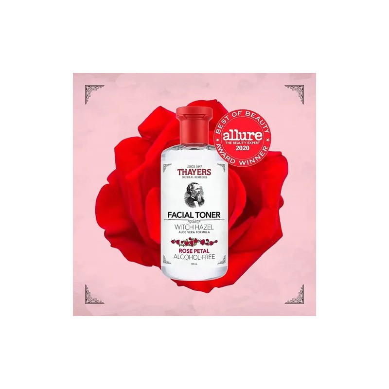 Thayers Tónico Facial Witch Hazel Rose Petal 355ml Hidratante Libre