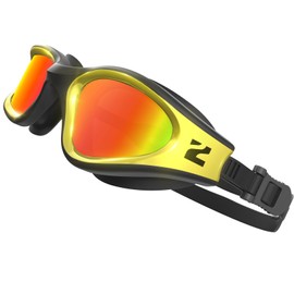 ZIONOR G1 Nava Super Anti-Fog Unisex Swim Goggles Mirror/Bright Smoke Lens