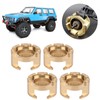 Brass Counterweight for Traxxas TRX‑4 for RC Crawler Rear and