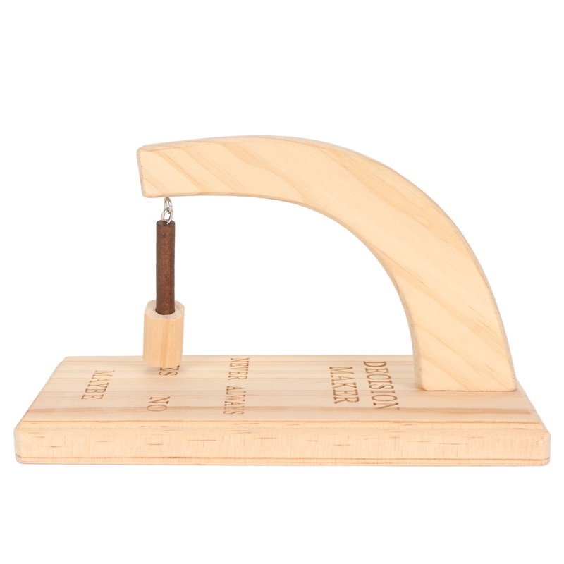 Wooden Magnetic Decision Maker Innovative Oscillating Magnetic Selector Swing to