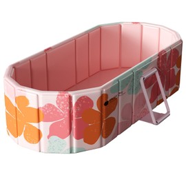 59''Portable insulated bathtub, Ice Bath Tub for Athletes, Inflation-free bathtub for shower, Ice Plunge Tub with Cover, Baths at Home & Outdoor