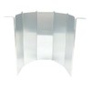 Captain Stag UF-12 Windscreen for Camping, Barbecue, BBQ, Stovetop, Aluminum
