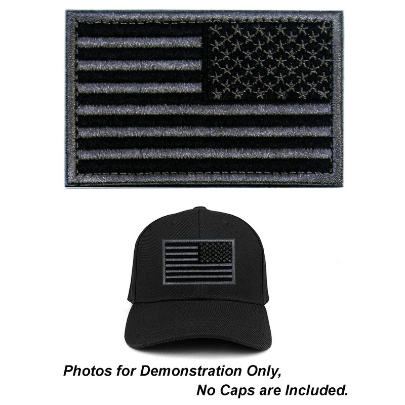 Tactical Patches of USA US American Flag Reverse, with Hook