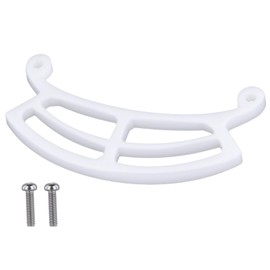 Bird Perch Extension, 5.31x1.57x0.2in Bird Feeder Perch Extender with Screws Bird Feeder Accessories Compatible with Bird Buddy Bird Feeder (White)