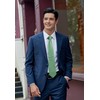 HISDERN Men's Tie Classic Plain Tie and Pocket Square Tie