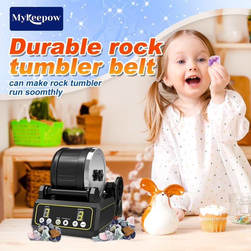 MyKEEPOW Rock Tumbler Belts Compatible with Koolstone Rock Tumbler Model