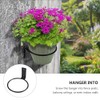 hisunfarm 2 Pcs 8 Inch Flower Pot Holder Hangers,Ring Wall