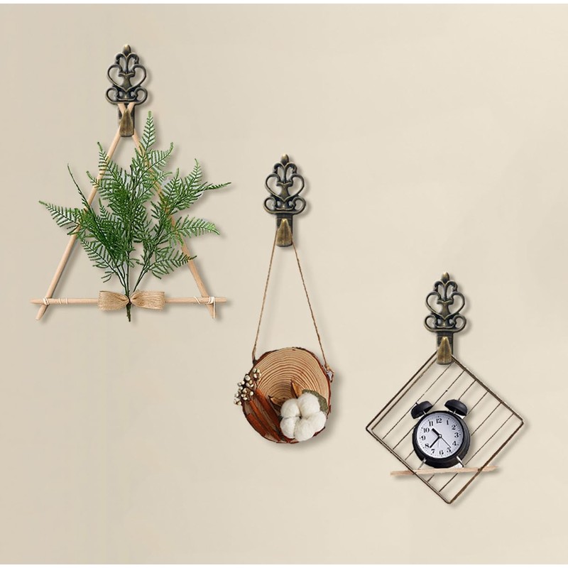 Teadokly 20pack Push Pin Hangers,Zinc Alloy Pin Photo Frame Hooks,Thumb