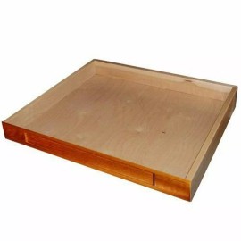 Harbor City Millwork Shaker Panel Door Style Vanity Desk Drawer 18" Wide 18" Deep 6" High in a Maple