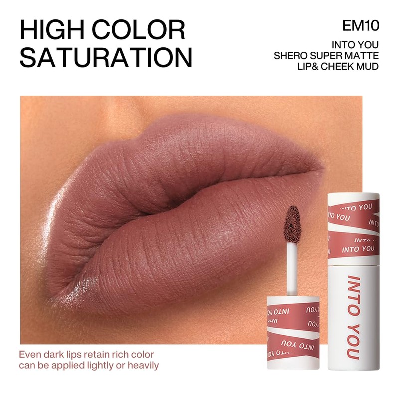INTO YOU Liquid Matte Lipstick, Long-Lasting with Kiss-Proof, Intense Colour