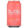Bubly Sparkling Water, Grapefruit, 12 oz