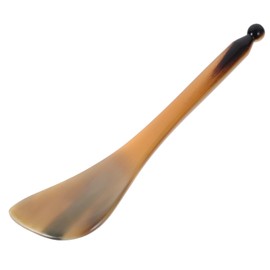 NOLITOY 1PC Natural Cattle Horn Scraping Massage Tool for Facial and Eye Relaxation Smooth Edges Traditional Random Color Selection Random Color