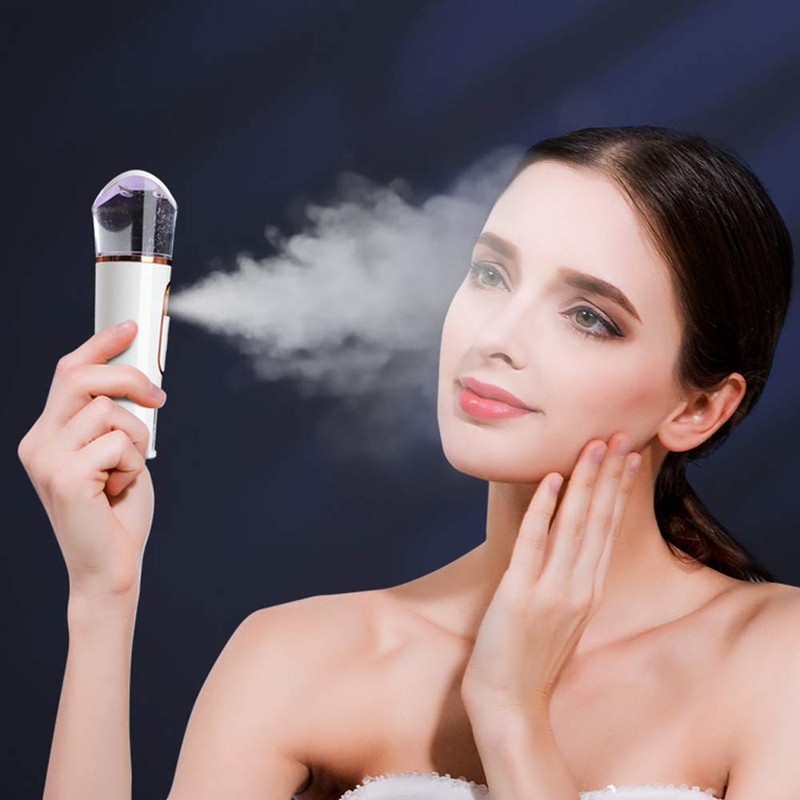 FATUXZ Handy Nano Mist Sprayer with Skin Analyzer Moisture Tester,