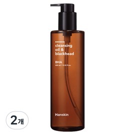 Hanskin Blackhead BHA Cleansing Oil, 400ml, 2 pcs / 한스킨 블랙헤드 BHA 클렌징 오일, 400ml, 2개