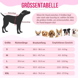 Eyein Dog Bodysuit After Op, Breathable and Comfortable Onesie for Dogs with Adjustable Velcro Fastening, Wound Protection Suits for Dogs to Prevent Licking - E-Collar Alternative (Pink, XL)