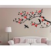 Heaven Decors Vinyl Bird Wall, Door Sticker, 44.48 x 0.39
