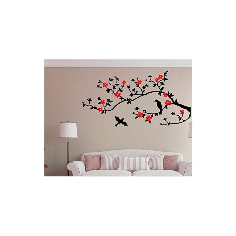 Heaven Decors Vinyl Bird Wall, Door Sticker, 44.48 x 0.39