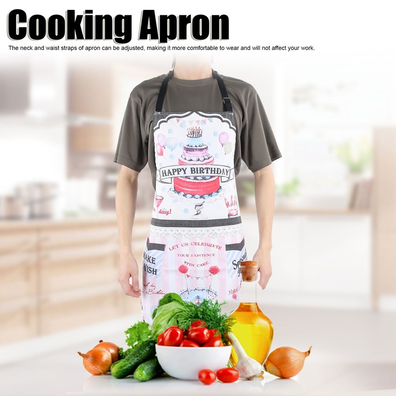 Cooking Apron Household Fashionable Antifouling Sleeveless Cloth Kitchen Accessories9