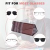 Boniyeah PU Leather Folding Glasses Case - Magnetic Glasses Holder