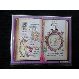Gift for Lily Princess Unicorn Mount with Special Verse and Choice of Photo Frame (Silver Frame)