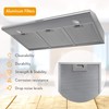 FIREGAS Under Cabinet Range Hood 36 inch with Ducted/Ductless Convertible,
