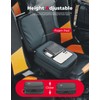 KEMIMOTO UTV Armrest Safe Console Storage Bag High-Density PU Durable