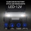 FIXHAWK Club Car DS LED Headlight Kit, Original Style Head