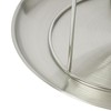 DYNAMI 2-Tier Seafood Tower Set,2pcs Thickened Stainless Steel Seafood Tray(10in+8in)