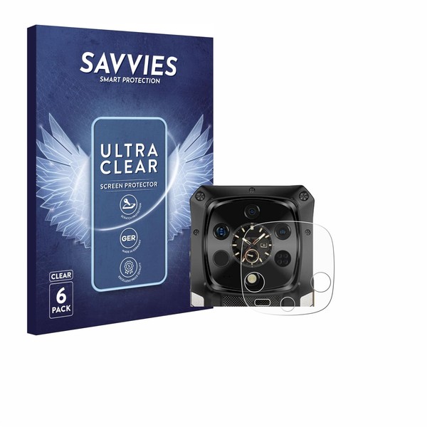 Savvies Pack of 6 Screen Protectors for Ulefone Armor 28
