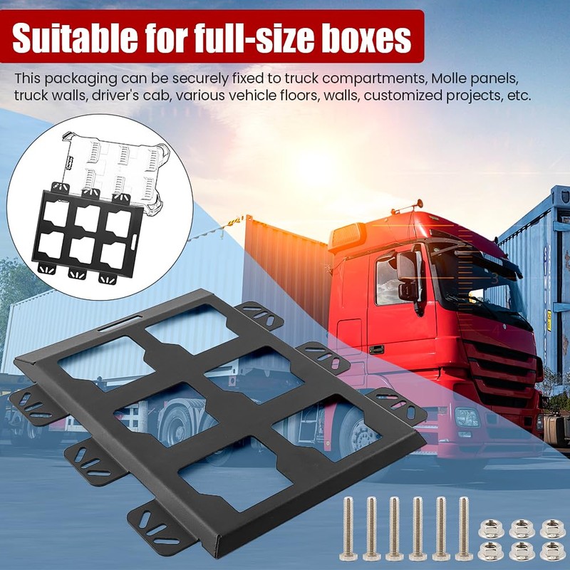 Mounting Plate Compatible with Milwauke-e Packout, 50Lbs Load Capacity for