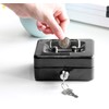 Jssmst Hand Safe, Key Lockable Coin Case, Coin Case, Coin
