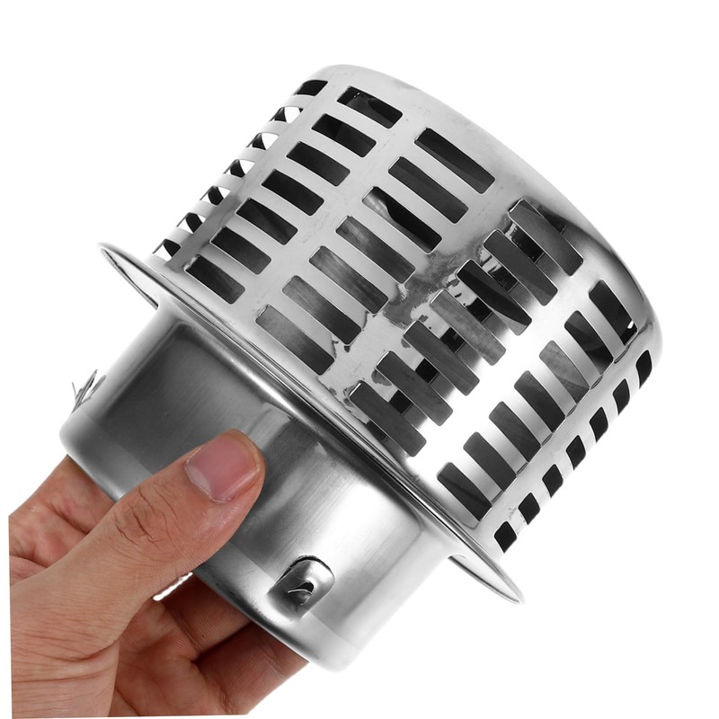 Operitacx Exhaust Vent Cover for Range Hood Stainless Steel Wall