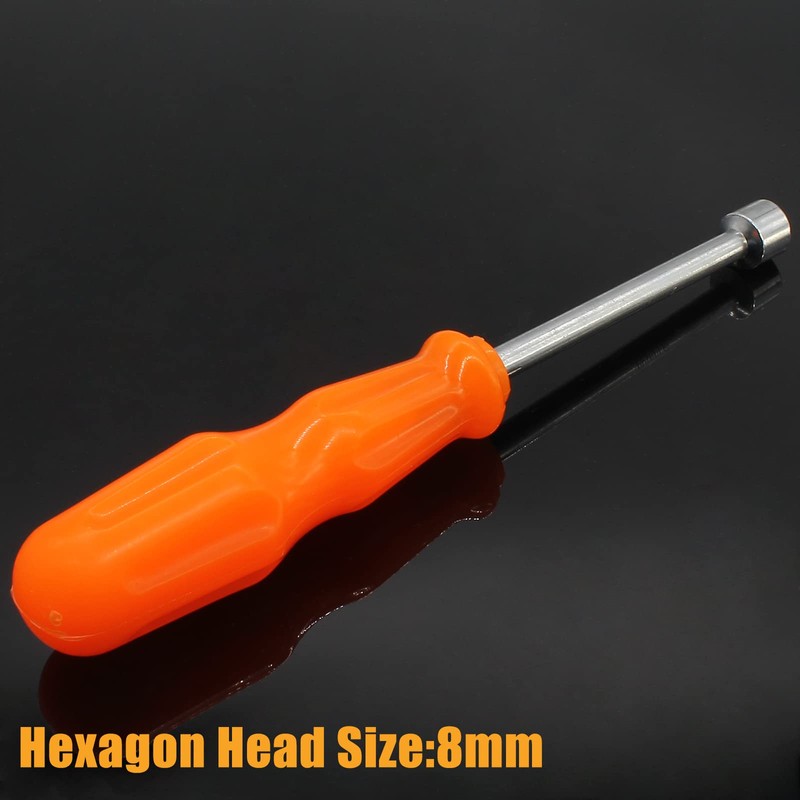 Biaungdo 8mm Socket Wrench Screwdriver, High-Carbon Steel Hexagon Nut Driver