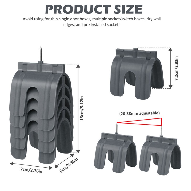 5PCS Drywall Marking Tool Accurate Marking Dry Wall Electric Box