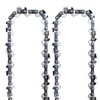 Opuladuo 2PC 10 Inch Chainsaw Chains, Replacement Chain for WORX