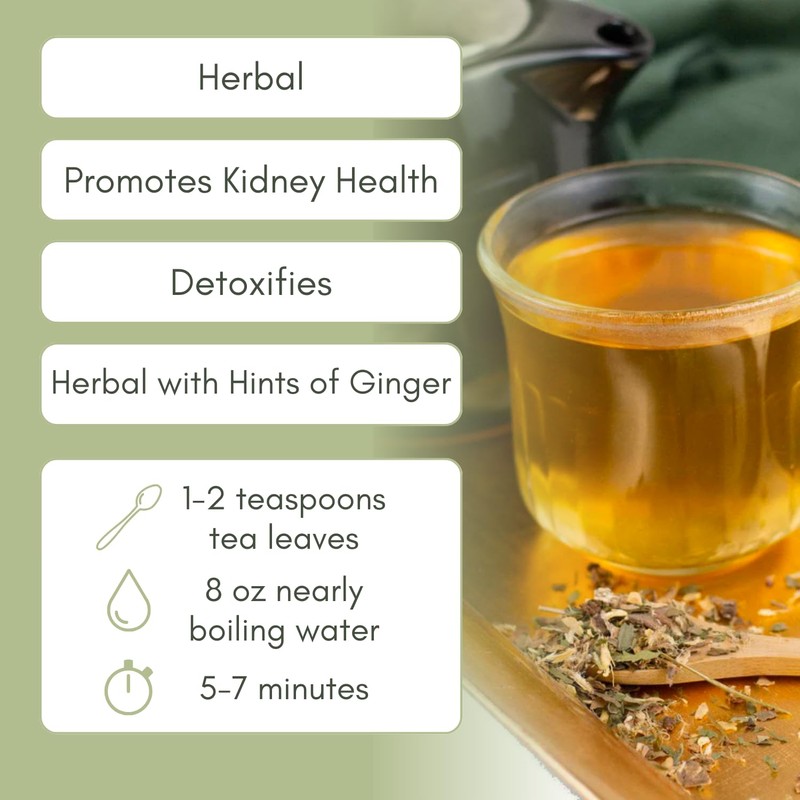 Organic Kidney Cleanse Herbal Tea - 2oz Bag (Approx. 30