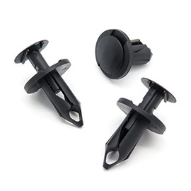 VVO Fasteners- Black Plastic Front Wheel Arch Lining & Mudguard Clips for Land Rover Discovery, Range Rover, Range Rover Sport, (Pack of 10)