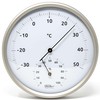 Fischer 186TH-01 Thermo-Hygrometer 160 mm Bimetal Thermometer and Hygrometer Stainless